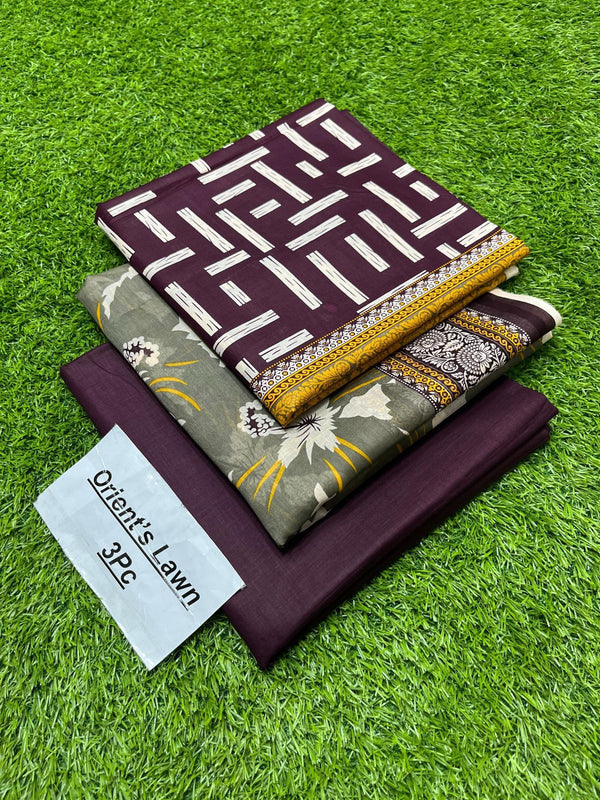 ORIENT 2025 Printed Lawn Design #9