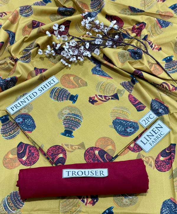 BONANZA Linen Printed 2PC Collection 2025 - Design 106