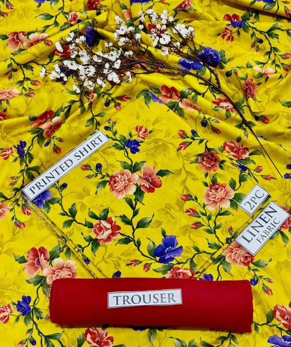 BONANZA Linen Printed 2PC Collection 2025 - Design 95