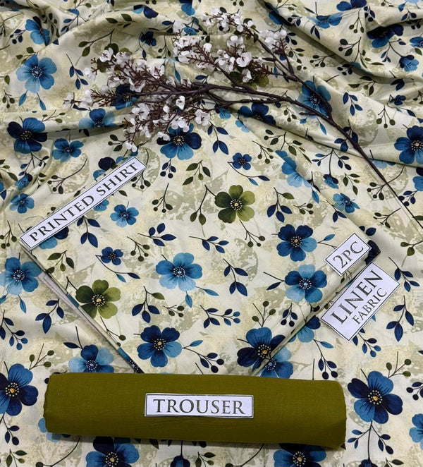 BONANZA Linen Printed 2PC Collection 2025 - Design 85