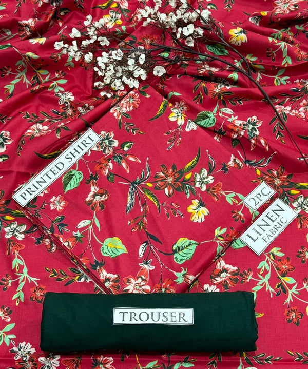 BONANZA Linen Printed 2PC Collection 2025 - Design 91