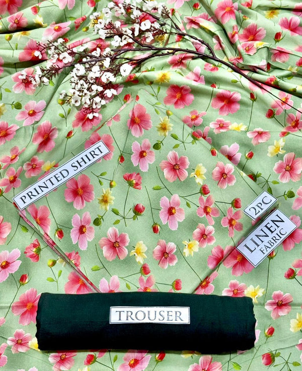 BONANZA Linen Printed 2PC Collection 2025 - Design 108