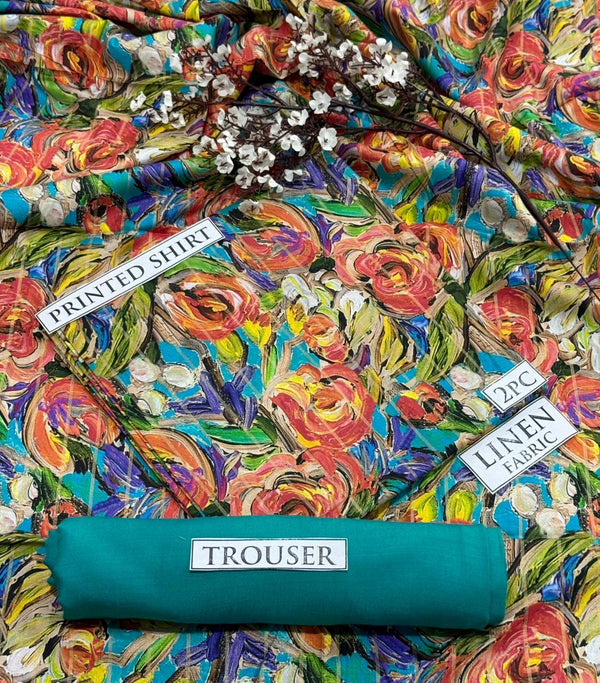 BONANZA Linen Printed 2PC Collection 2025 - Design 36