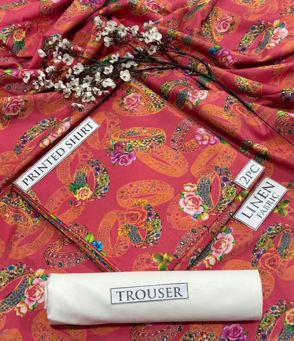 BONANZA Linen Printed 2PC Collection 2025 - Design 87