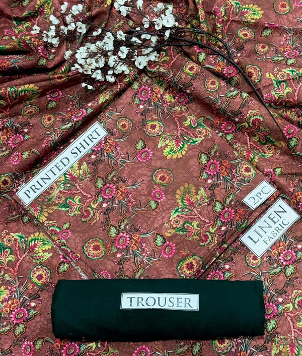 BONANZA Linen Printed 2PC Collection 2025 - Design 48