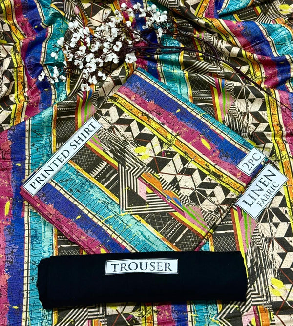 BONANZA Linen Printed 2PC Collection 2025 - Design 25
