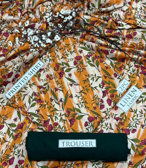BONANZA Linen Printed 2PC Collection 2025 - Design 33