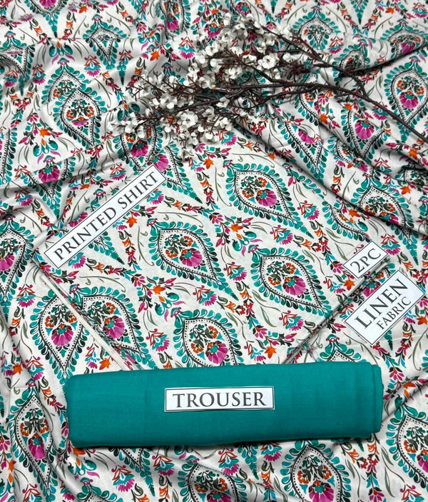 BONANZA Linen Printed 2PC Collection 2025 - Design 26