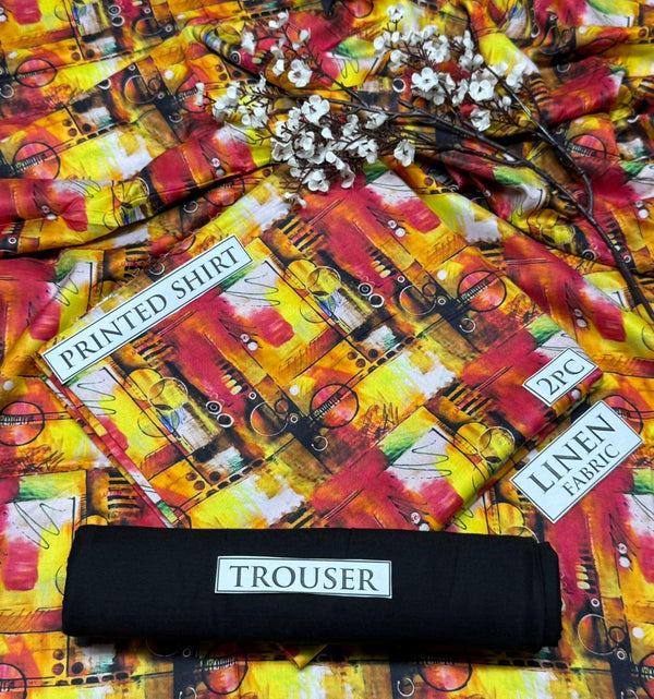 BONANZA Linen Printed 2PC Collection 2025 - Design 59