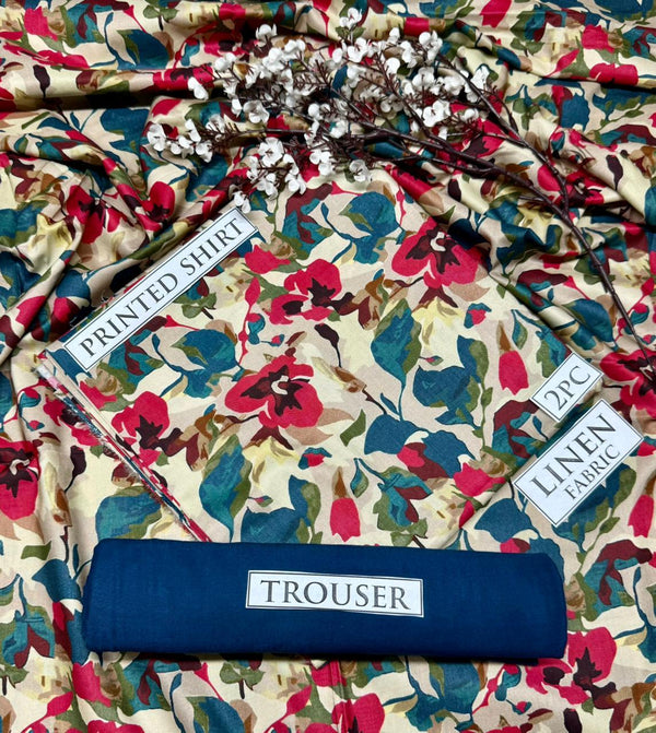 BONANZA Linen Printed 2PC Collection 2025 - Design 75