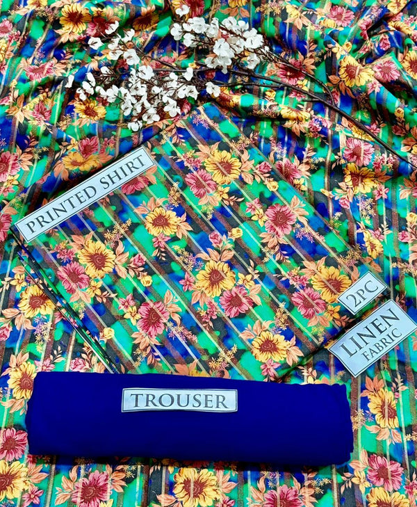 BONANZA Linen Printed 2PC Collection 2025 - Design 29