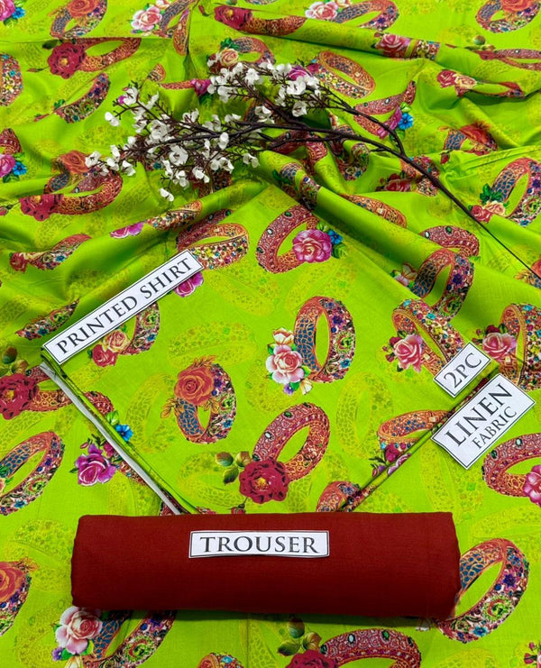 BONANZA Linen Printed 2PC Collection 2025 - Design 80