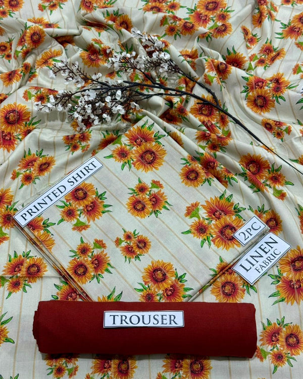 BONANZA Linen Printed 2PC Collection 2025 - Design 104