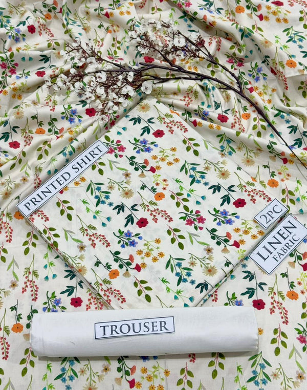 BONANZA Linen Printed 2PC Collection 2025 - Design 90