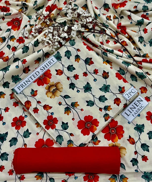 BONANZA Linen Printed 2PC Collection 2025 - Design 89