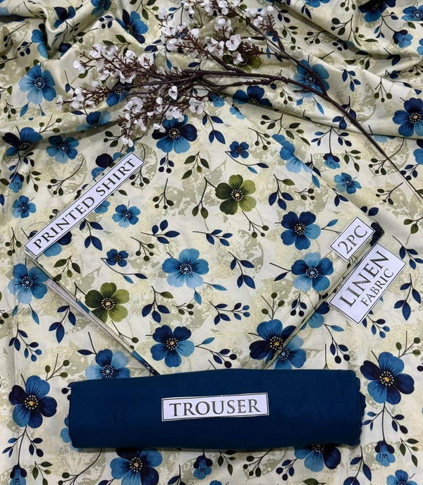 BONANZA Linen Printed 2PC Collection 2025 - Design 76