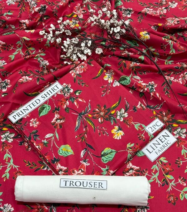 BONANZA Linen Printed 2PC Collection 2025 - Design 49
