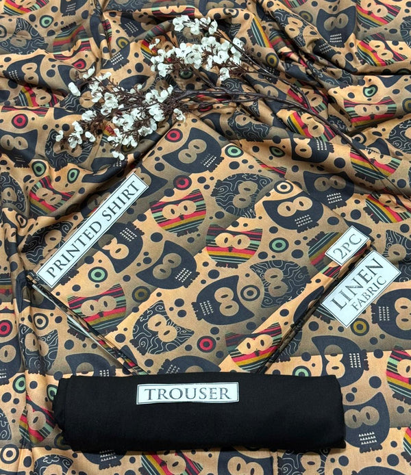 BONANZA Linen Printed 2PC Collection 2025 - Design 62
