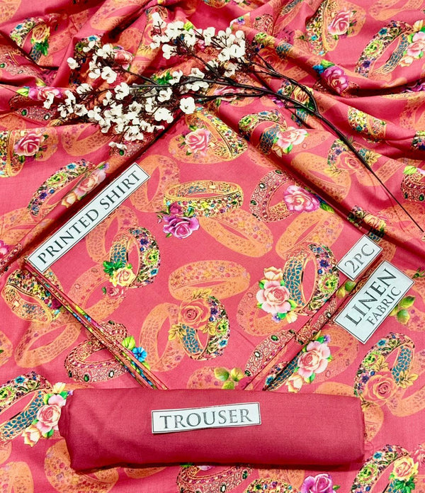 BONANZA Linen Printed 2PC Collection 2025 - Design 21