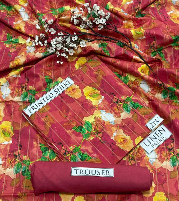BONANZA Linen Printed 2PC Collection 2025 - Design 20