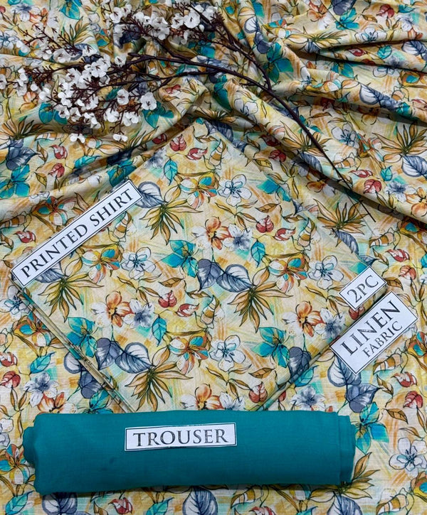 BONANZA Linen Printed 2PC Collection 2025 - Design 16