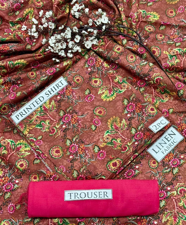 BONANZA Linen Printed 2PC Collection 2025 - Design 2