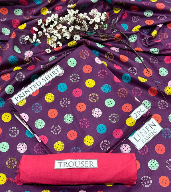 BONANZA Linen Printed 2PC Collection 2025 - Design 19