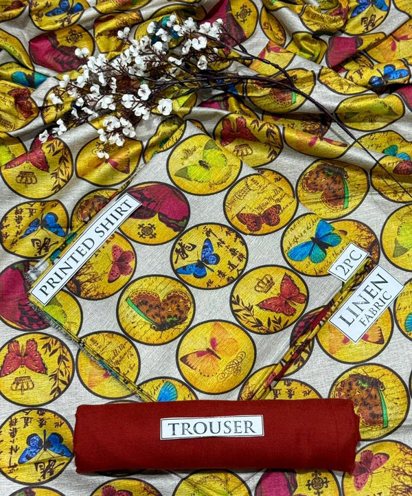 BONANZA Linen Printed 2PC Collection 2025 - Design 7
