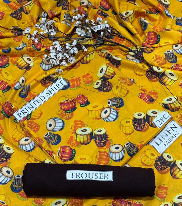BONANZA Linen Printed 2PC Collection 2025 - Design 18