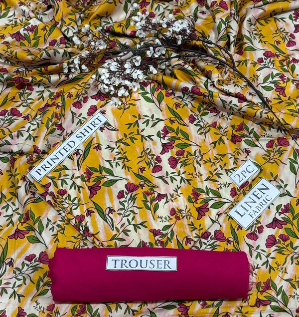 BONANZA Linen Printed 2PC Collection 2025 - Design 6