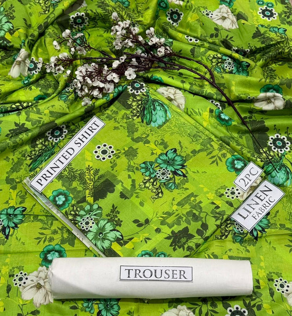 BONANZA Linen Printed 2PC Collection 2025 - Design 14