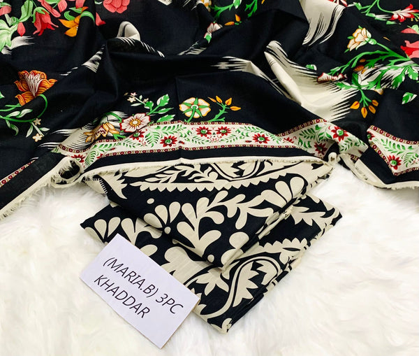 Maria.B Premium Khaddar 3PC Winter Collection 2025 – Design 18