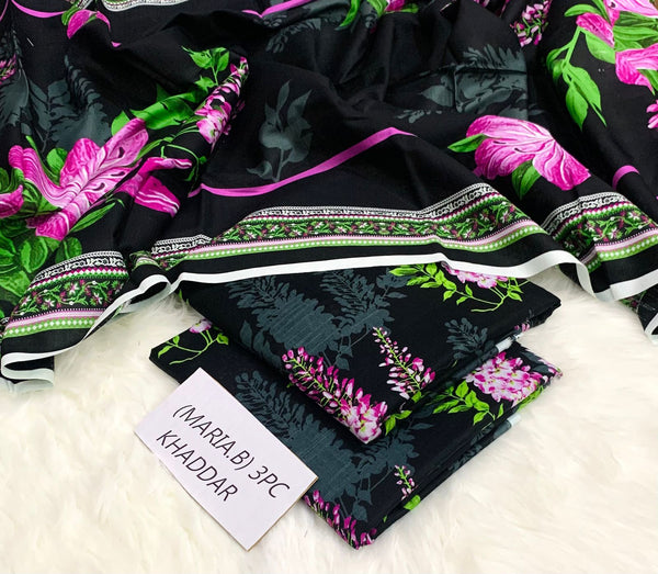 Maria.B Premium Khaddar 3PC Winter Collection 2025 – Design 10