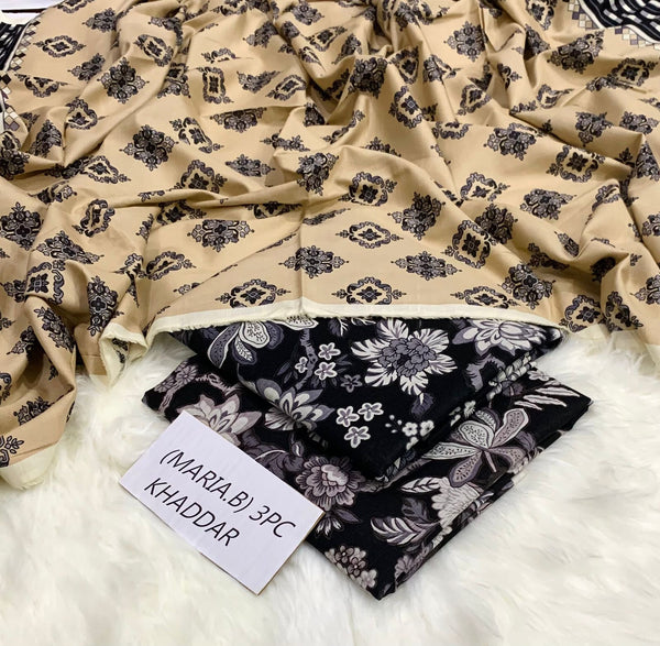 Maria.B Premium Khaddar 3PC Winter Collection 2025 – Design 13