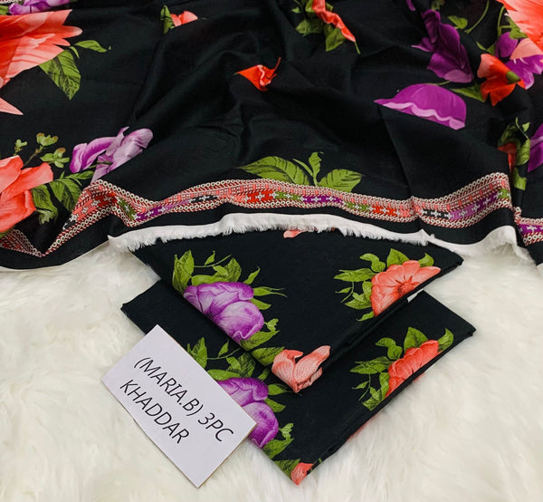 Maria.B Premium Khaddar 3PC Winter Collection 2025 – Design 17