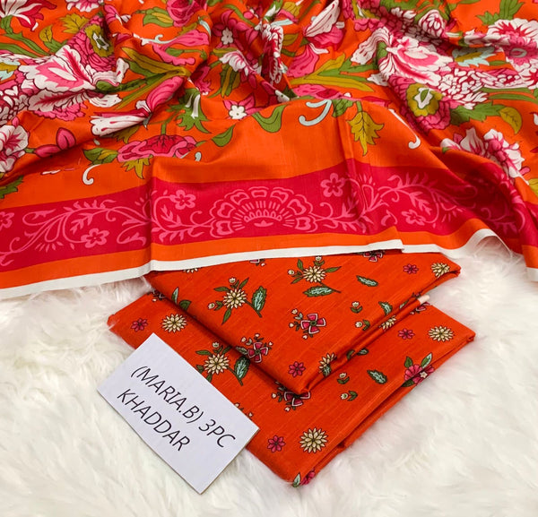 Maria.B Premium Khaddar 3PC Winter Collection 2025 – Design 8
