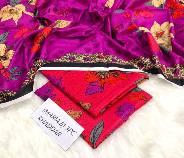Maria.B Premium Khaddar 3PC Winter Collection 2025 – Design 6