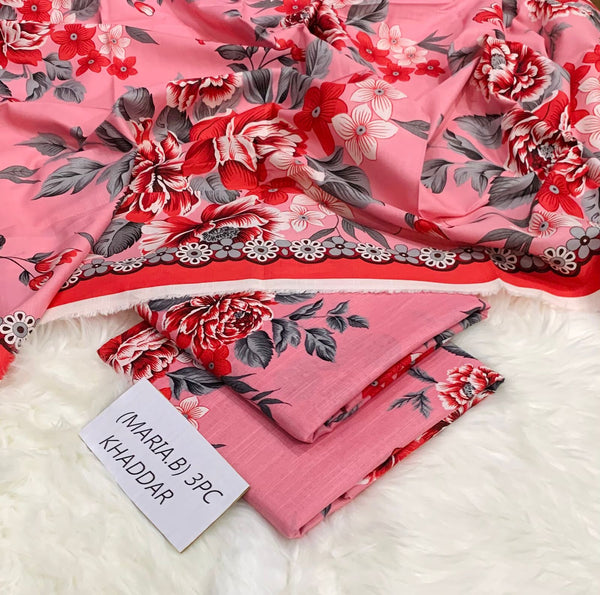 Maria.B Premium Khaddar 3PC Winter Collection 2025 – Design 9