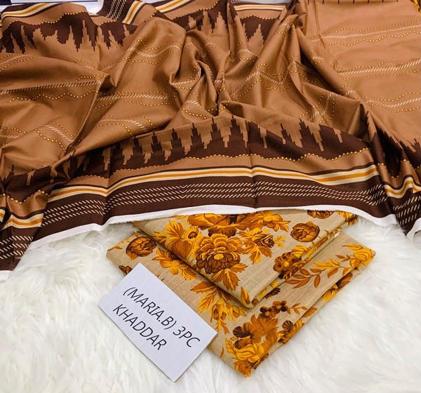 Maria.B Premium Khaddar 3PC Winter Collection 2025 – Design 14