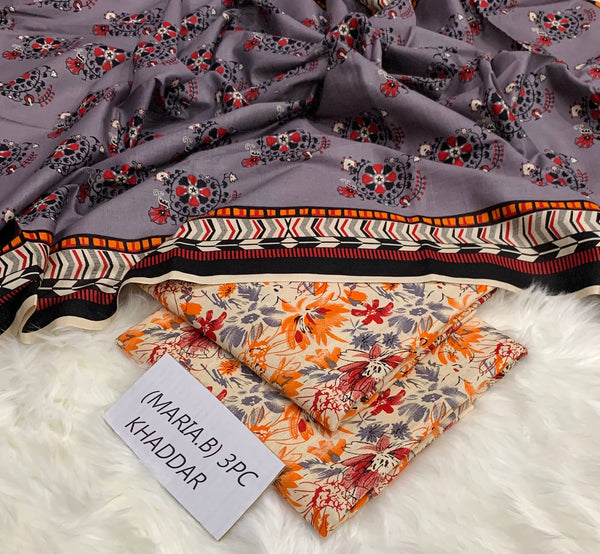 Maria.B Premium Khaddar 3PC Winter Collection 2025 – Design 1
