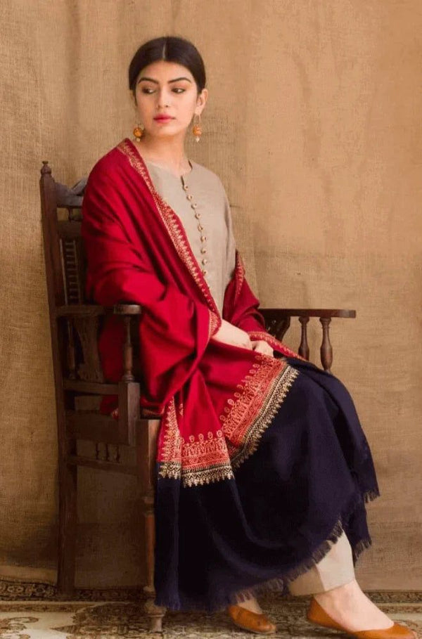 Jazmin Premium Dhanak 3PC Embroidered Winter Collection 2025 – Design 48